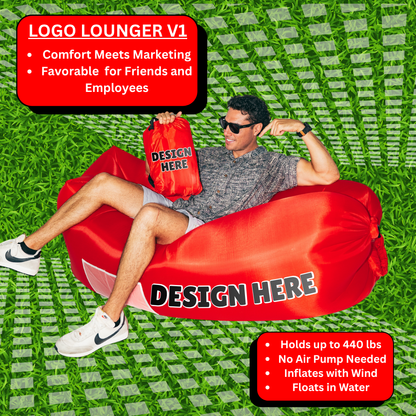 Logo Lounger V1 - Custom Branded Air Lounger
